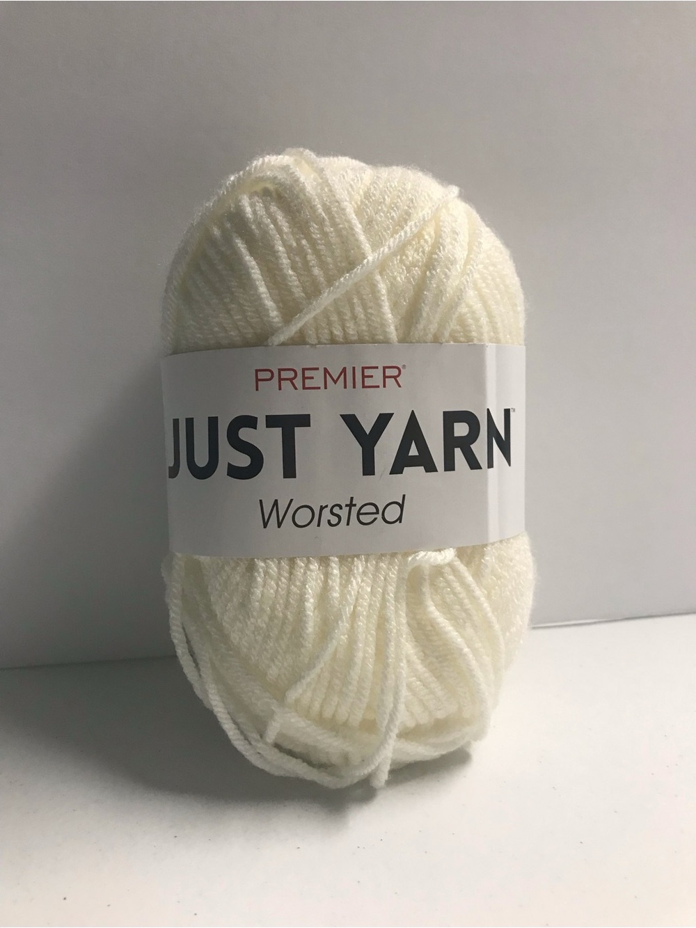 Premier Just Yarn Gentle White Acrylic Worsted Yarn -C